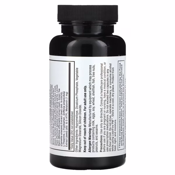 Force Factor, LeanFire PM, Nighttime Fat Burner, 60 Vegetable Capsules - Image 3