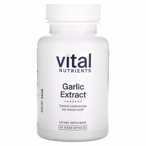 Vital Nutrients, Garlic Extract, 300 mg, 60 Vegan Capsules