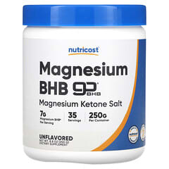 Nutricost, Magnesium BHB, goBHB®, Unflavored, 8.8 oz (250 g)