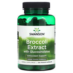 Swanson, Broccoli Extract with Glucosinolates, 600 mg, 120 Veggie Capsules