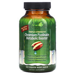 Irwin Naturals, Triple-Strength Chromium Picolinate Metabolic Booster, 60 Liquid Soft-Gels - Image 3