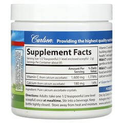 Carlson, Mild-C, Vitamin C Powder, 1,600 mg, 6 oz (170 g) - Image 2