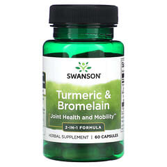 Swanson, Turmeric & Bromelain, 60 Capsules