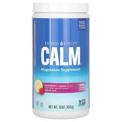 Natural Vitality, CALM®, Magnesium Supplement Drink Mix, Raspberry-Lemon, 16 oz (453 g)