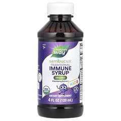 Nature's Way, Kids Sambucus®, Organic Traditional Immune Syrup, Ages 1+, 25 mg, 4 fl oz (120 ml) - Image 6