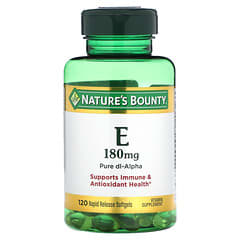Nature's Bounty, Vitamin E, 180 mg, 120 Rapid Release Softgels