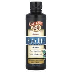 Barlean's, Organic Lignan Flax Oil, 12 fl oz (355 ml) - Image 3