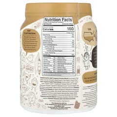 KOS, Organic Superfood Plant Protein Powder, Chocolate Peanut Butter, 1.3 lb (585 g) - Image 2