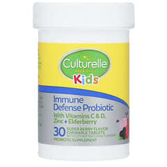 Culturelle, Kids, Probiotics, Immune Defense, Super Berry, 30 Once Daily Chewable Tablets - Image 3