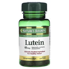 Nature's Bounty, Lutein, 40 mg, 30 Rapid Release Softgels - Image 3