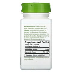 Nature's Way, Chamomile Flower, 700 mg, 100 Vegan Capsules (350 mg per Capsule) - Image 2