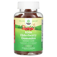 Nature's Craft, Kids Elderberry Gummies, Raspberry , 90 Gummies