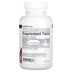 Kirkman Labs, Magnesium Bisglycinate Buffered Chelate, 100 mg, 180 Capsules (50 mg per Capsule) - Image 2