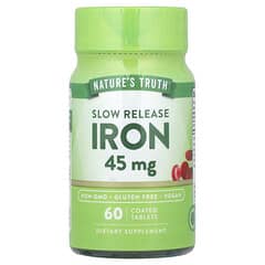 Nature's Truth, Slow Release Iron, 45 mg, 60 Coated Tablets - Image 3